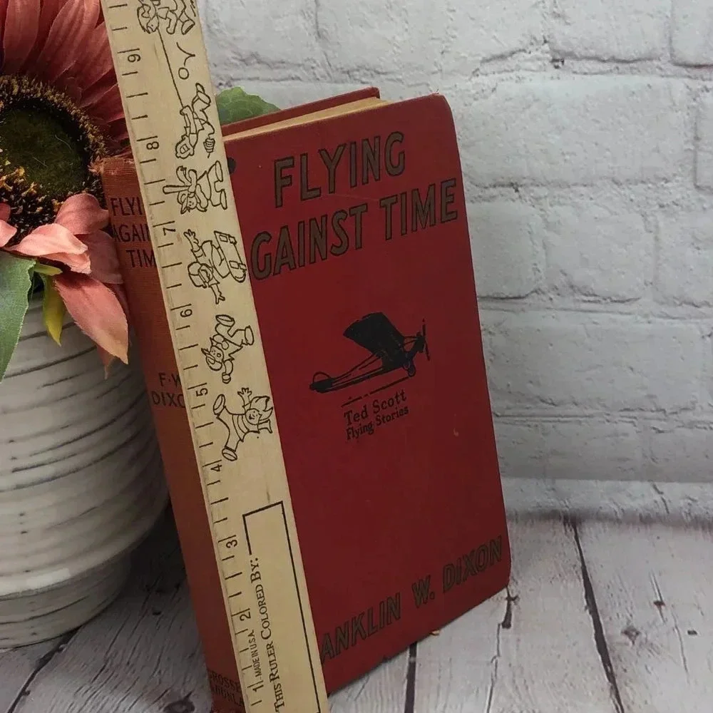 vintage 1930 Flying against time book